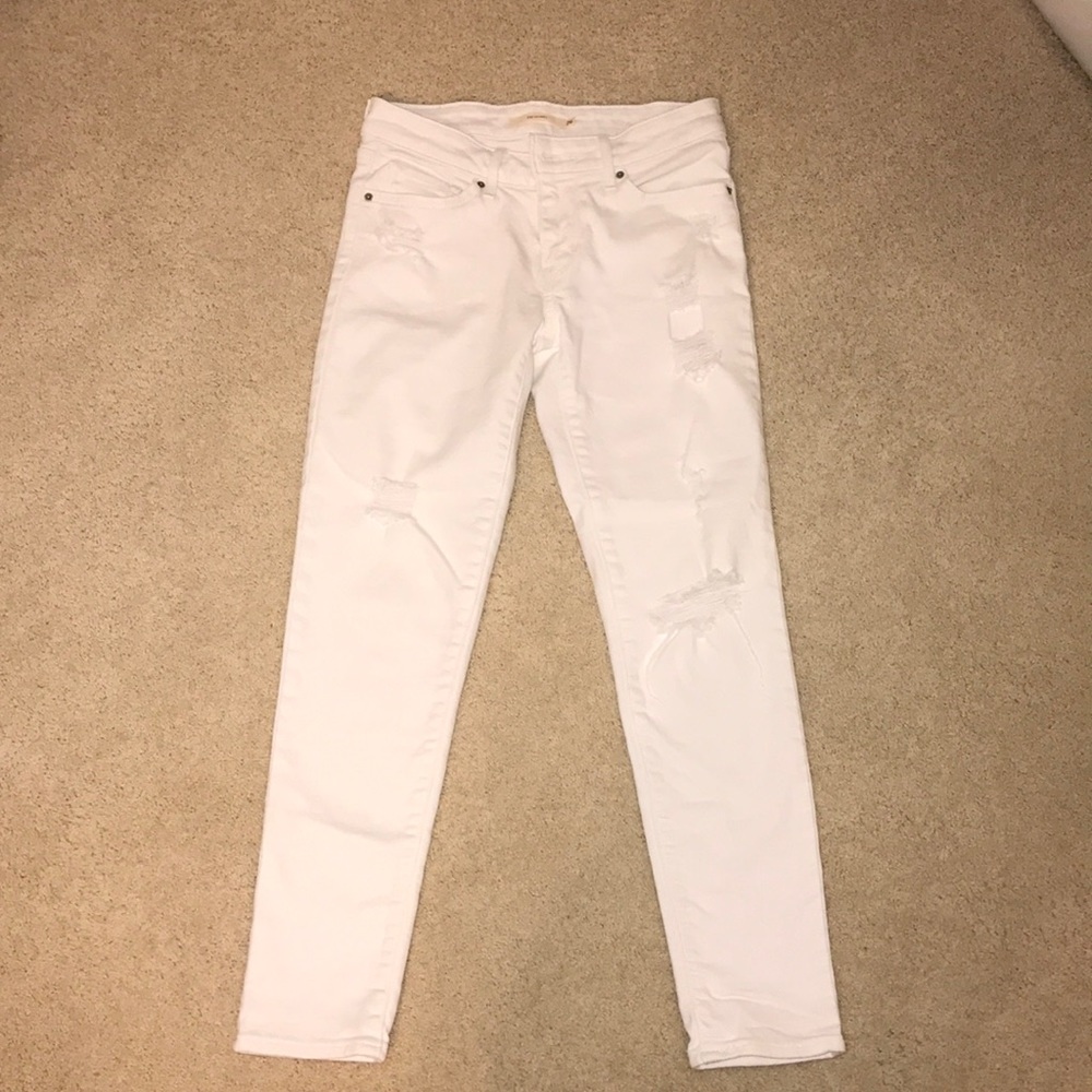 Levi white jeans
